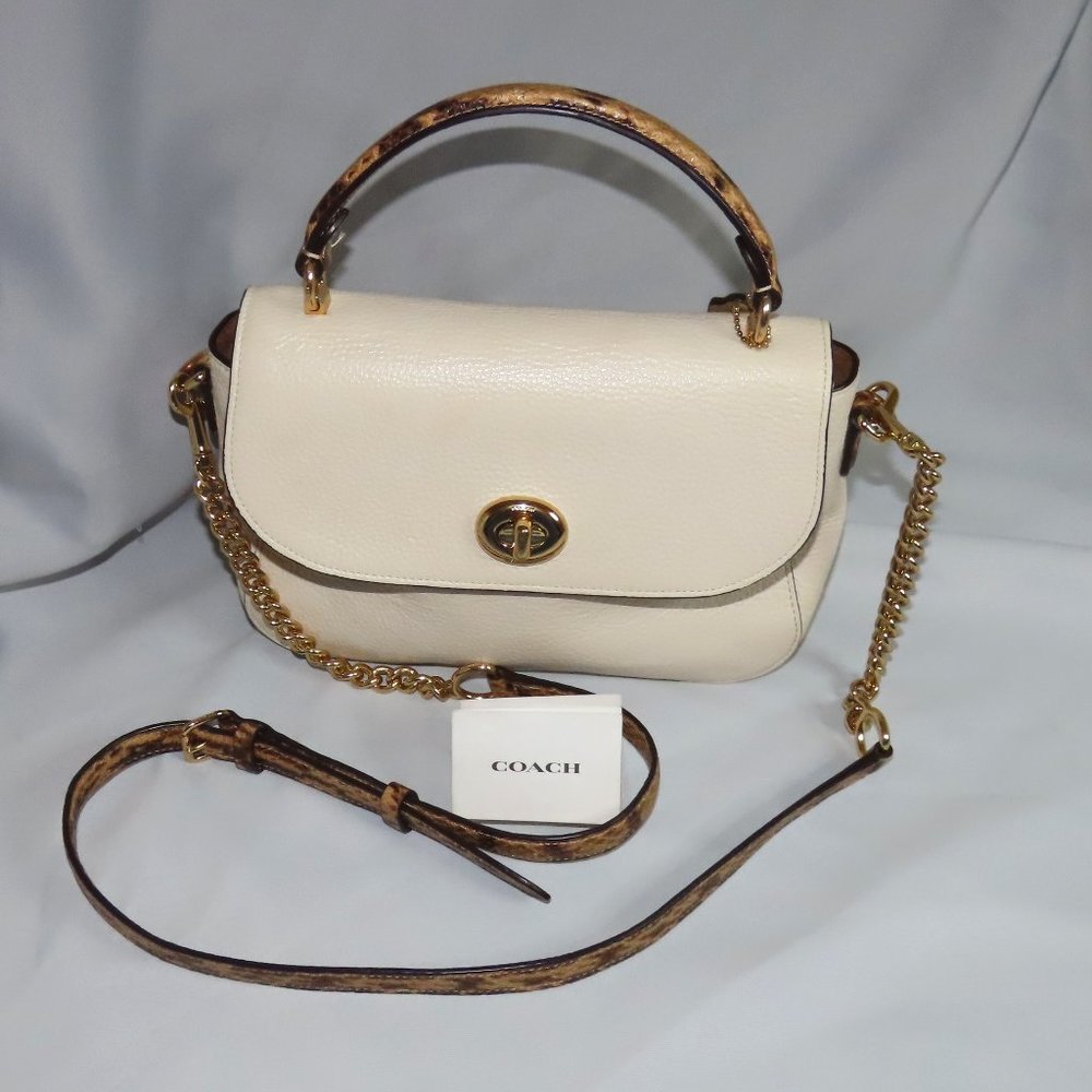 Pre-Owned Ladies Coach Marlie Top Handle Satchel Purse